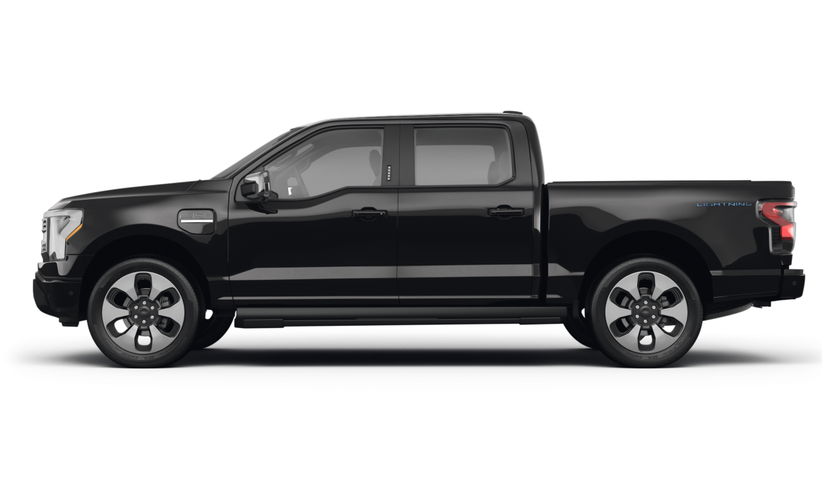Ford F-150 Lightning - Side view Ford F-150 Lightning - Side view