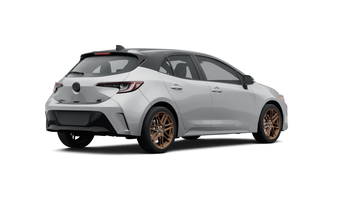 Toyota Corolla Hatchback - Back view Toyota Corolla Hatchback - Back view