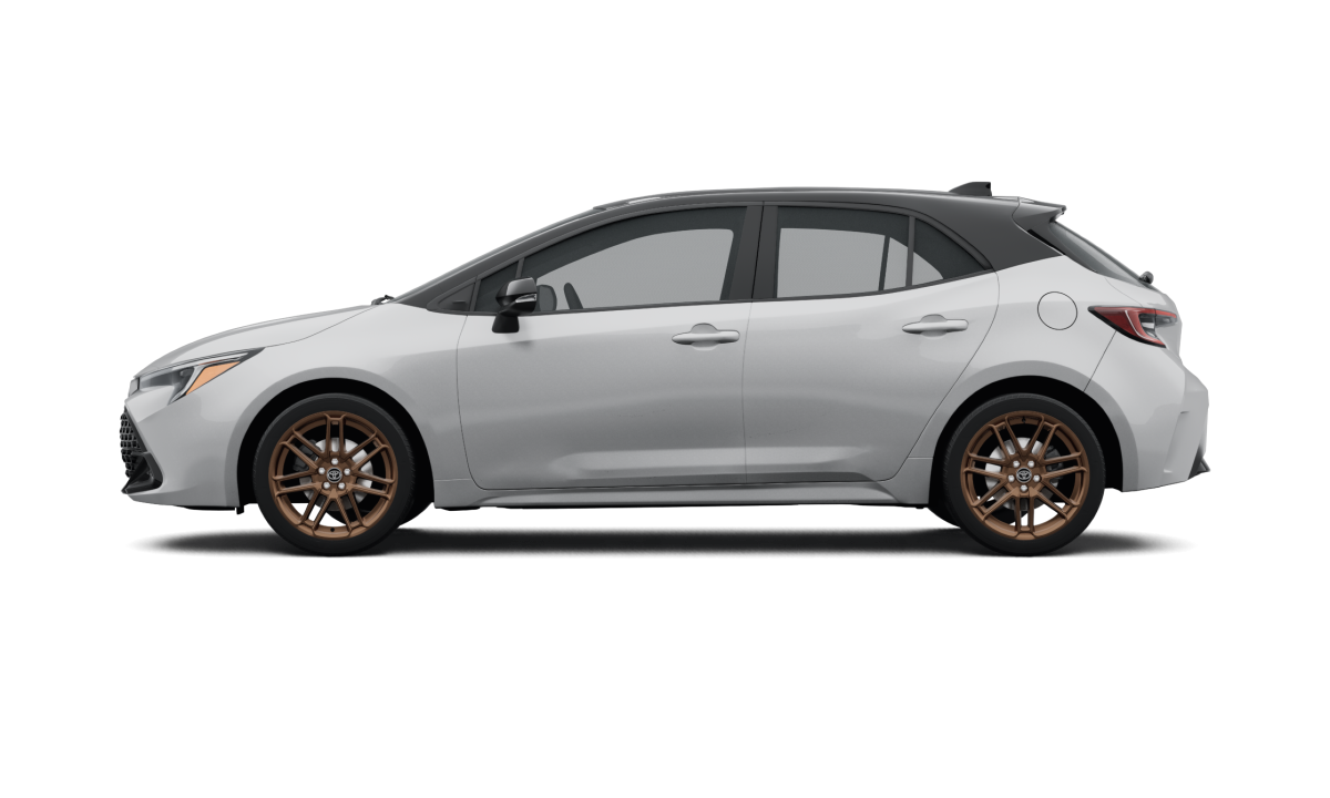 Toyota Corolla Hatchback - Side view Toyota Corolla Hatchback - Side view